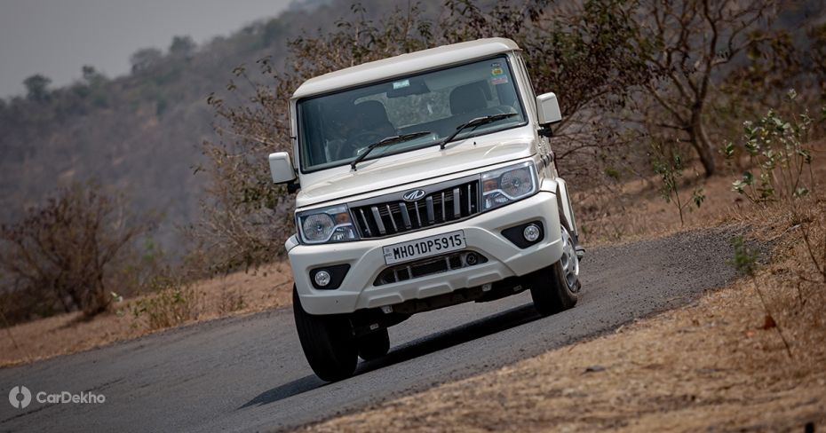 Mahindra Bolero driving