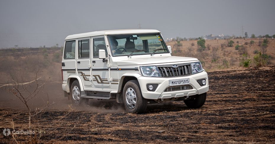 Mahindra Bolero driving