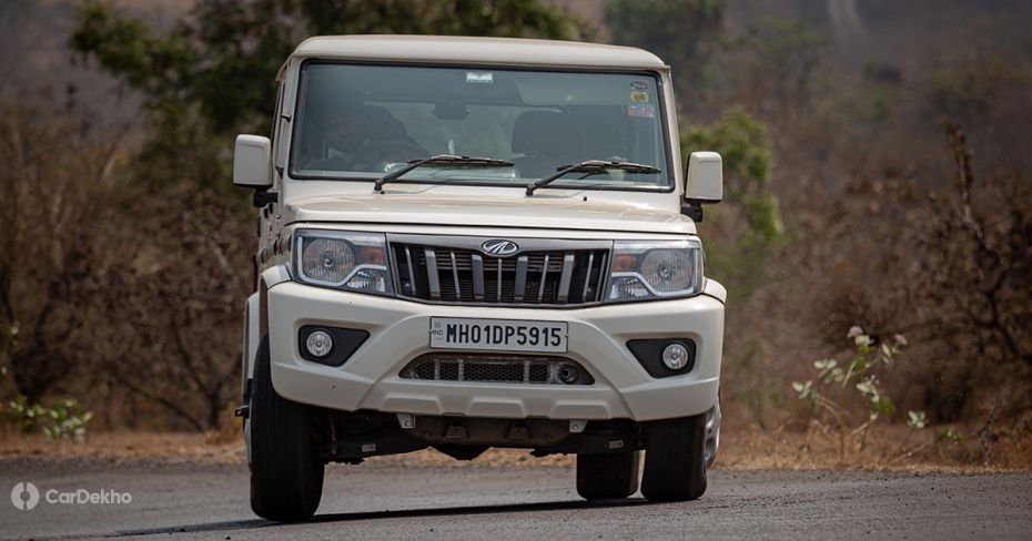 Mahindra Bolero driving