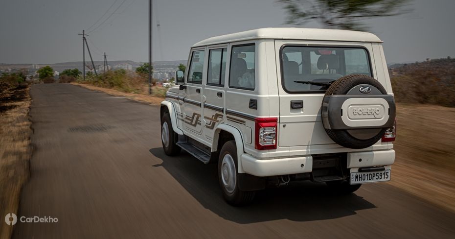 Mahindra Bolero driving