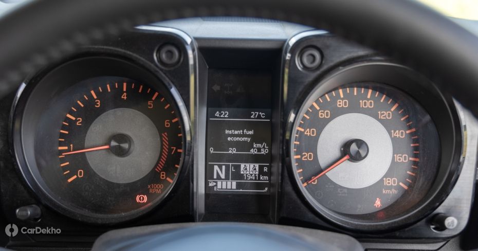 Maruti Jimny analogue instrument cluster Maruti Jimny analogue instrument cluster