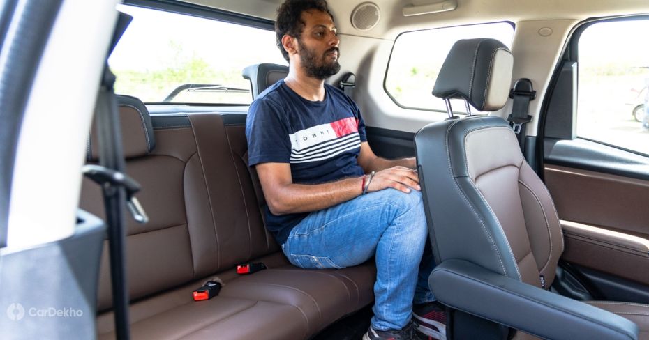 Mahindra Scorpio N 3rd row space Mahindra Scorpio N 3rd row space