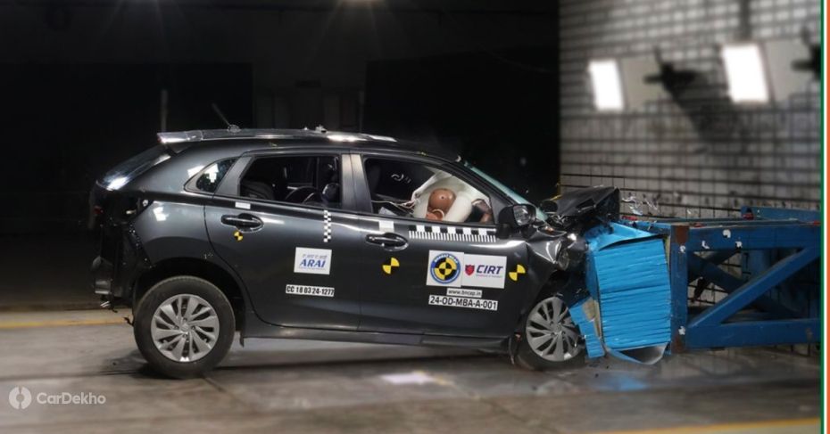 Maruti Baleno Bharat NCAP crash test