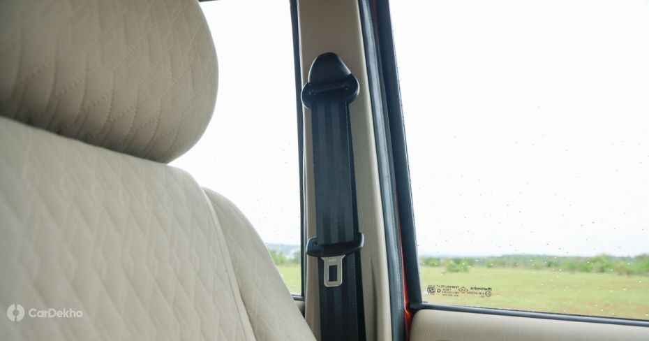 Mahindra Scorpio Classic seatbelts