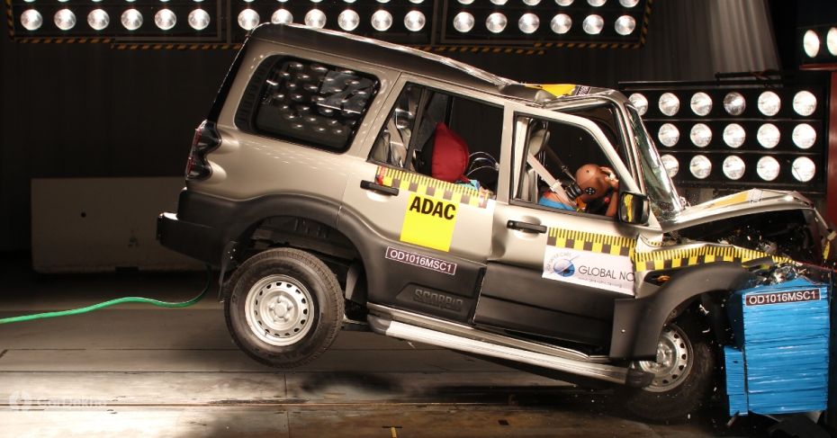 Mahindra Scorpio Classic Global NCAP crash test 2016