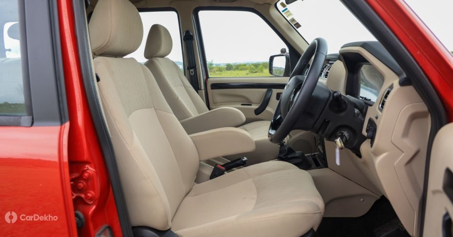 Mahindra Scorpio Classic front seats