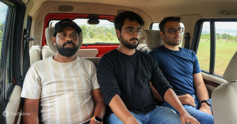 Mahindra Scorpio Classic middle-row seat space