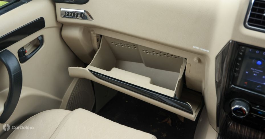 Mahindra Scorpio Classic glovebox