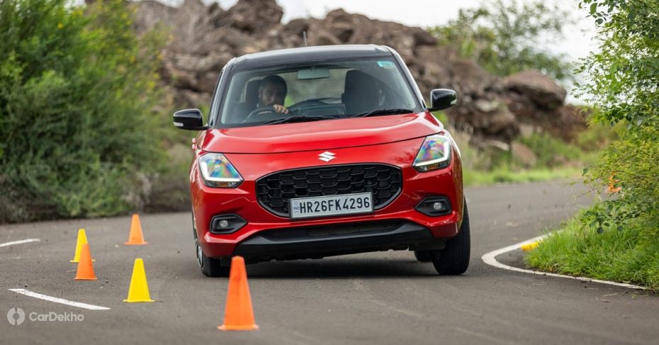 Maruti Swift driving