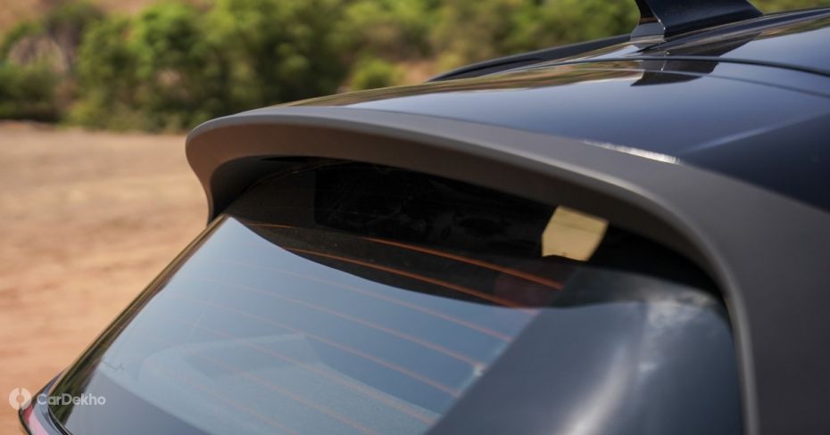 Tata Nexon EV spoiler with hidden wiper Tata Nexon EV spoiler with hidden wiper
