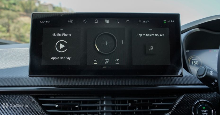 Tata Nexon EV 12.3-inch touchscreen Tata Nexon EV 12.3-inch touchscreen