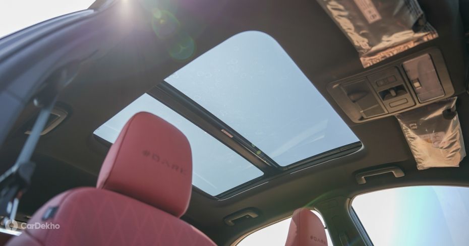 Tata Nexon EV panoramic sunroof Tata Nexon EV panoramic sunroof