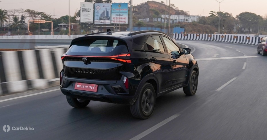 Tata Nexon EV driving Tata Nexon EV driving