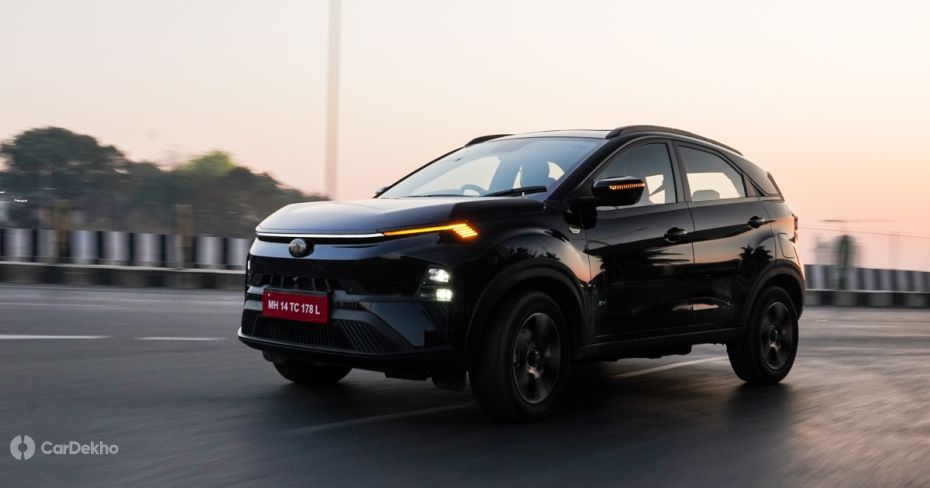 Tata Nexon EV driving Tata Nexon EV driving