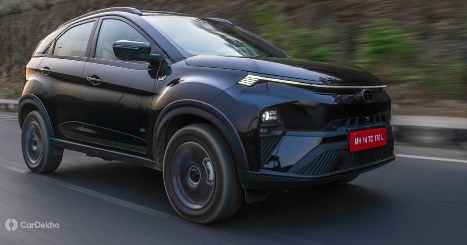 Tata Nexon EV driving Tata Nexon EV driving