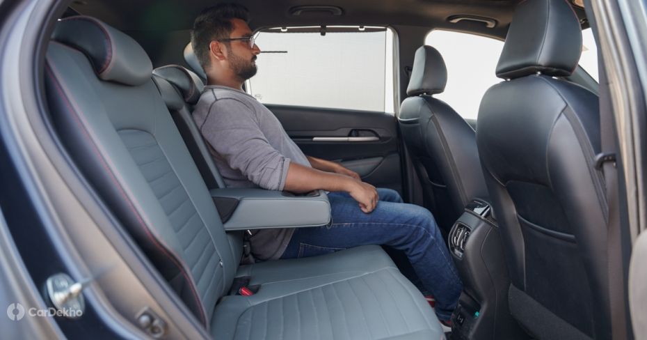 Kia Sonet rear seat Kia Sonet rear seat
