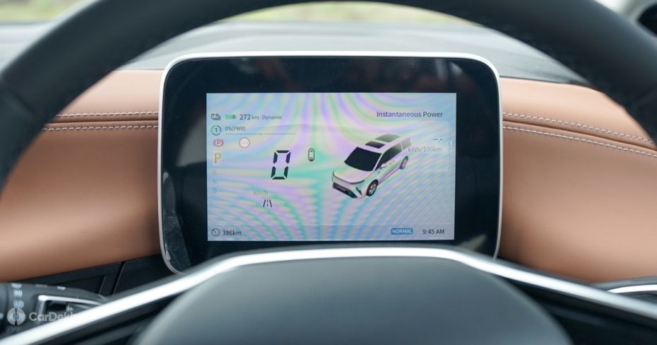 MG M9 digital driver's display MG M9 digital driver's display