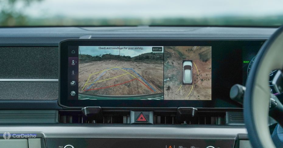 Kia Carens Clavis EV 360-degree camera Kia Carens Clavis EV 360-degree camera