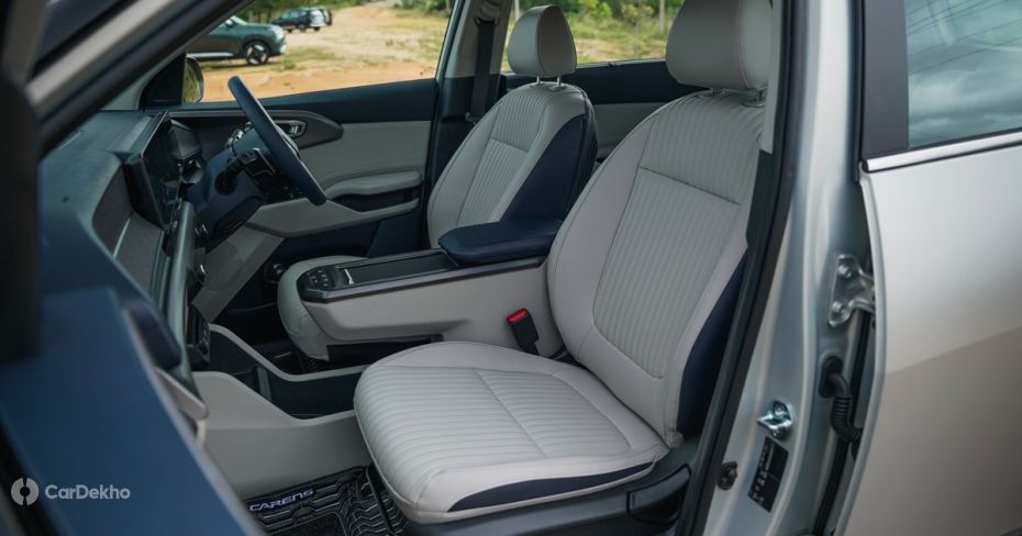 Kia Carens Clavis EV front seats Kia Carens Clavis EV front seats