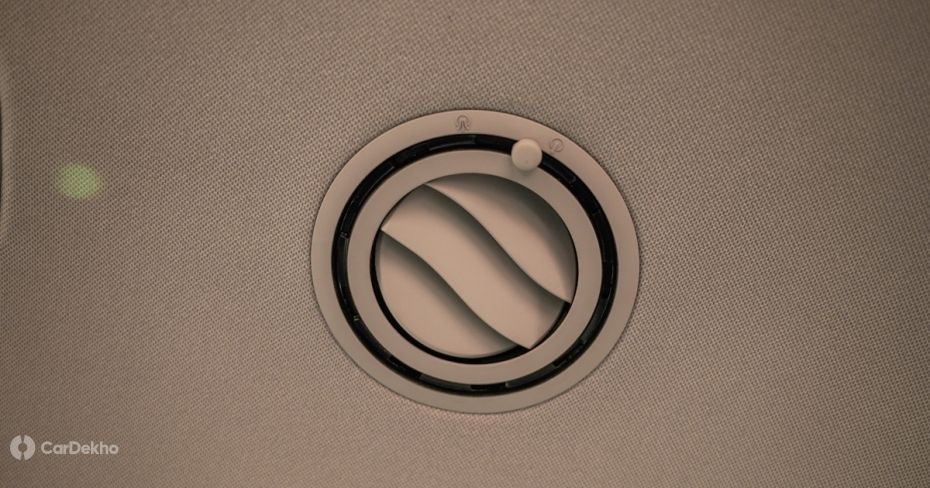 Kia Carens Clavis EV gets roof-mounted AC vents Kia Carens Clavis EV gets roof-mounted AC vents