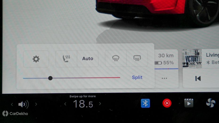 Tesla Model Y touchscreen infotainment system