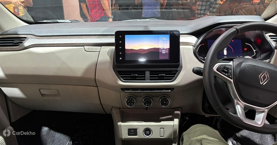 Renault Triber dashboard