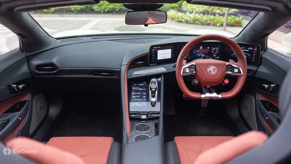 MG Cyberster dashboard