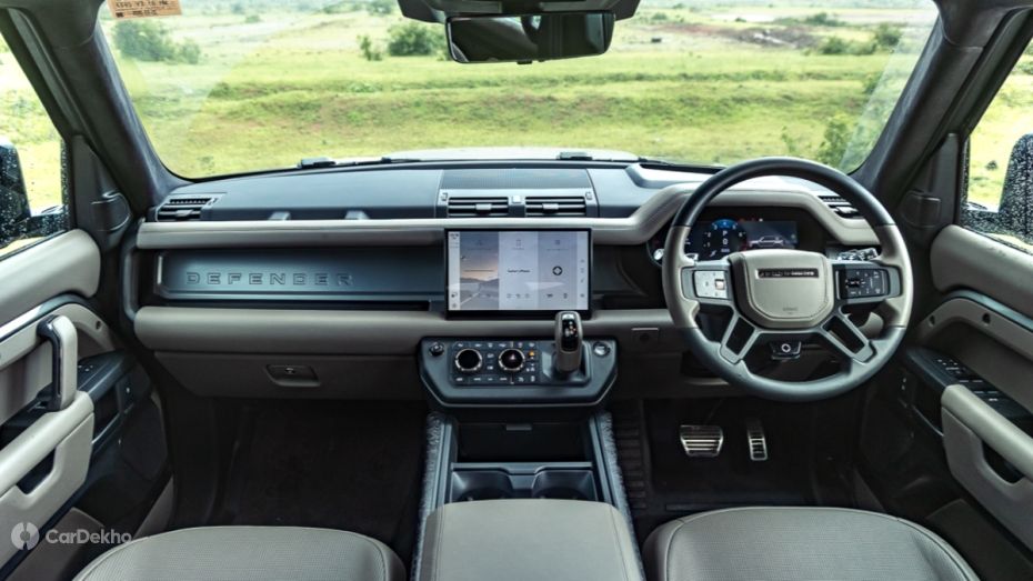Land Rover Defender dashboard