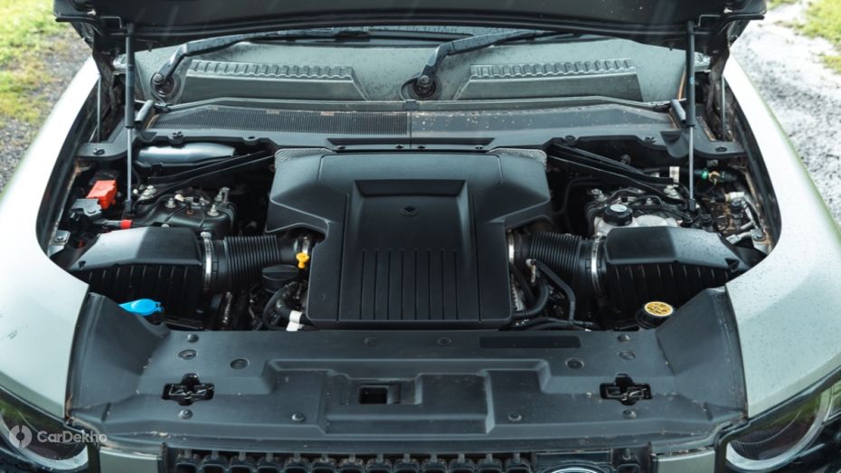 Land Rover Defender 5-litre supercharged V8 engine