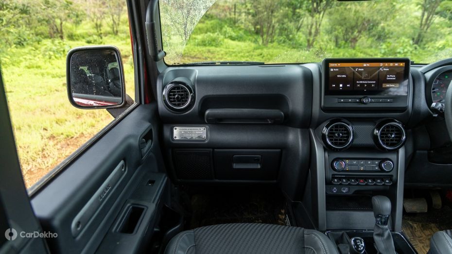 Mahindra Thar Facelift Dashboard