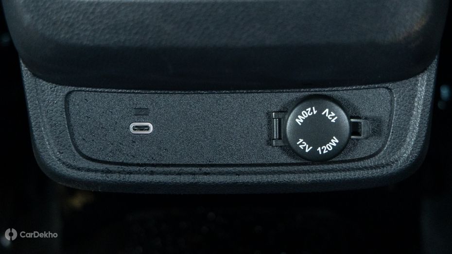 2025 Mahindra Thar Facelift charging port 