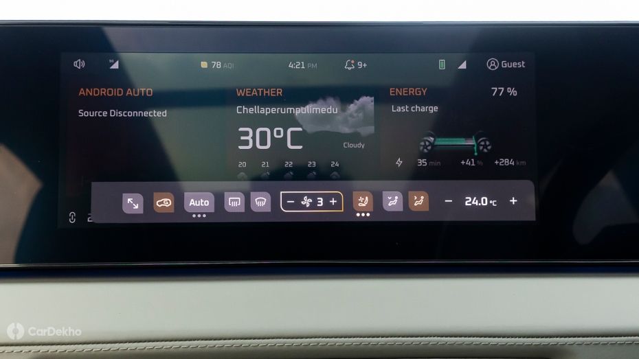 Mahindra XEV 9S Infotainment