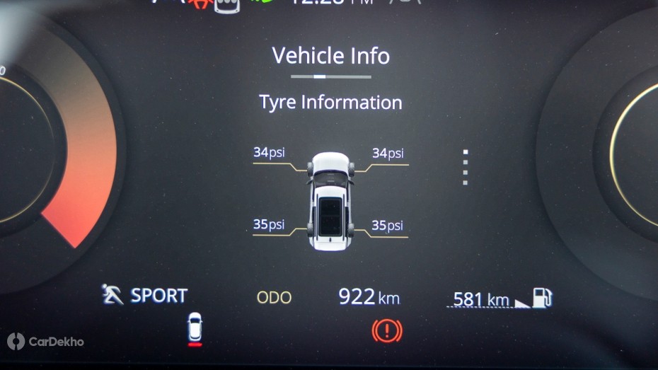 Sustav za nadzor tlaka u gumama Tata Sierra