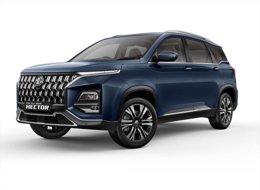 MG Hector Celadon Blue