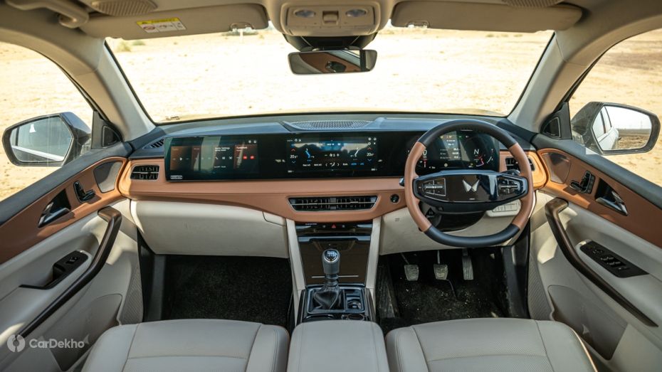 Mahindra XUV 7XO dashboard
