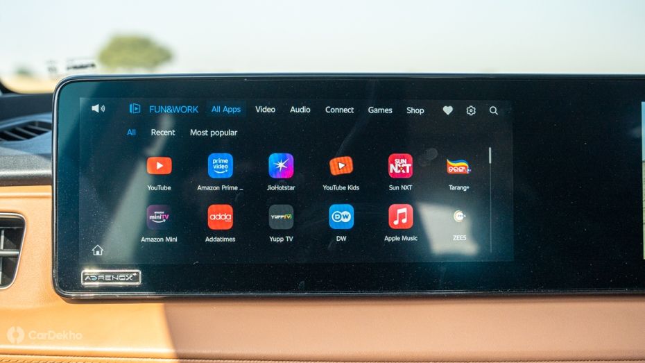 Mahindra XUV 7XO infotainment