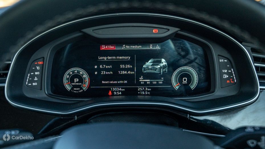 Audi Q7 digital driver's display