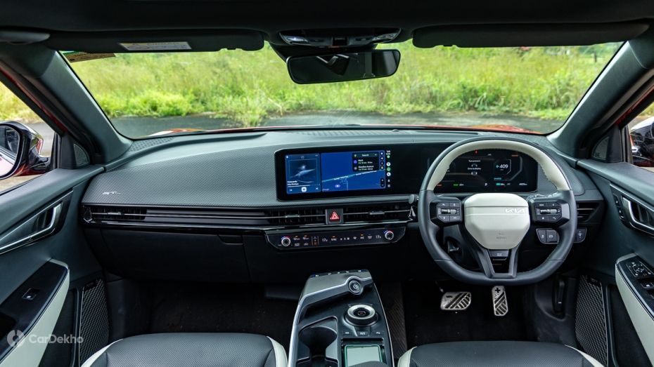 Kia EV6 rear dashboard