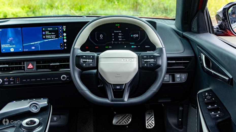 Kia EV6 steering wheel