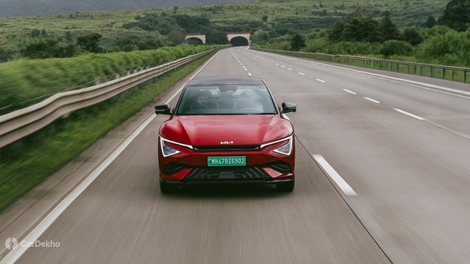 Kia EV6 driving