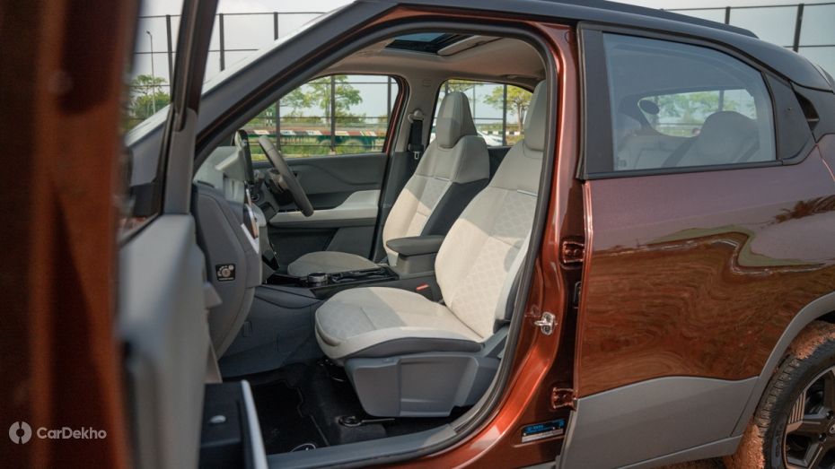 Tata Punch EV Front Seats