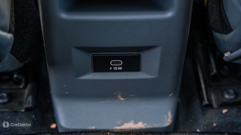 Tata Punch EV Rear Charging Port