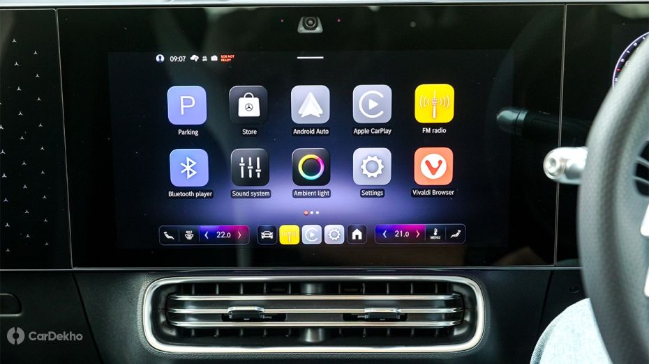 Mercedes-Benz CLA Electric Infotainment