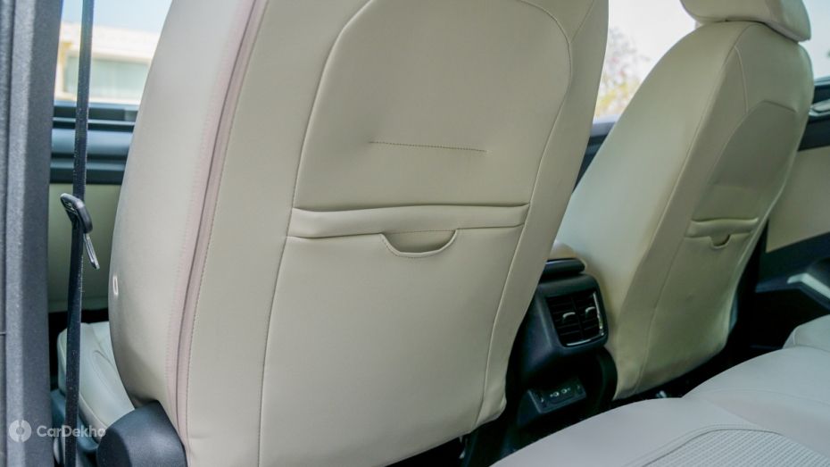 2026 Skoda Kushaq Facelift front seat-back pocket 2026 Skoda Kushaq Facelift front seat-back pocket