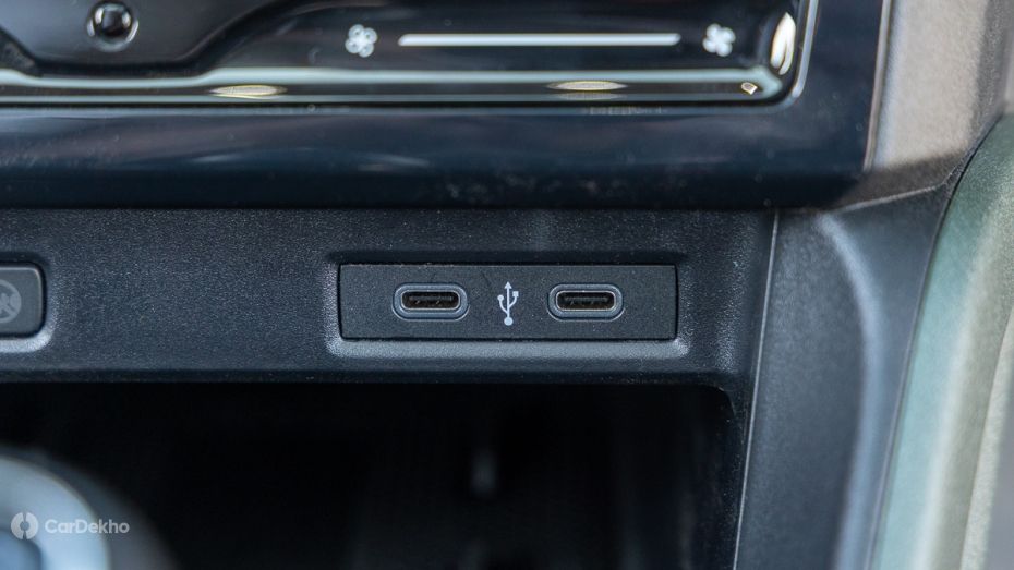 Skoda Kylaq Charging Port