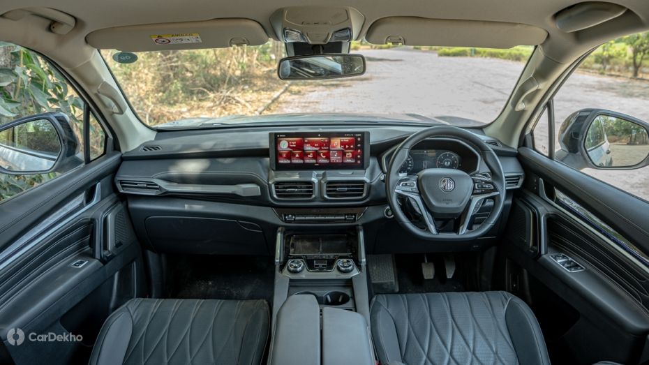 MG Majestor dashboard