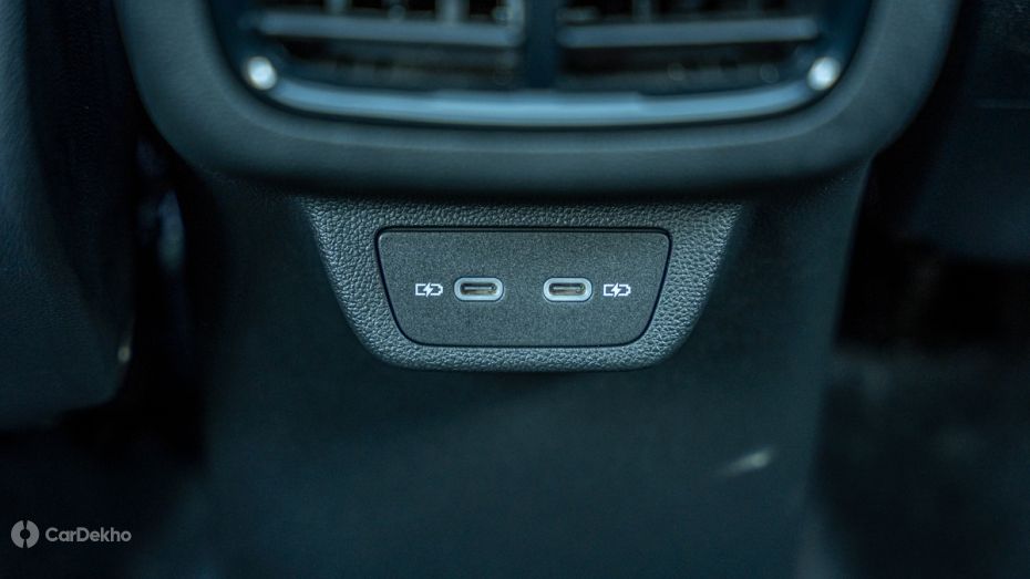 Volkswagen Taigun Rear Charging Ports