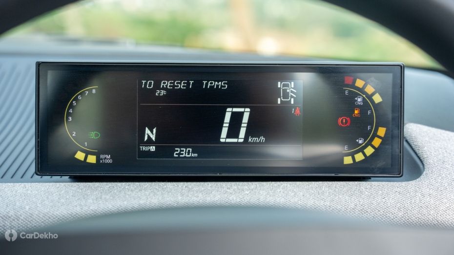 Tata Tiago Driver's Display Tata Tiago Driver's Display