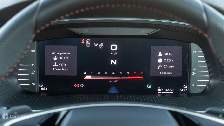 Skoda Octavia RS Digital Cluster Skoda Octavia RS Digital Cluster