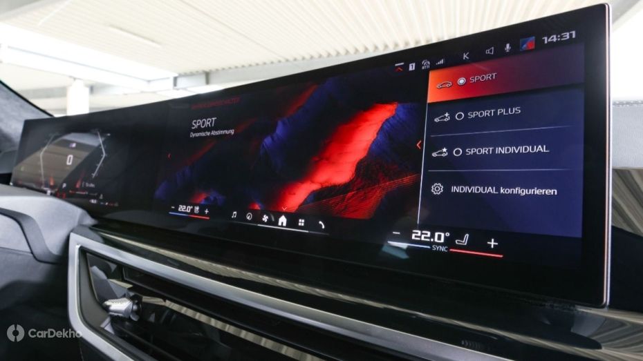 BMW X6 M60i Infotainment Screen BMW X6 M60i Infotainment Screen
